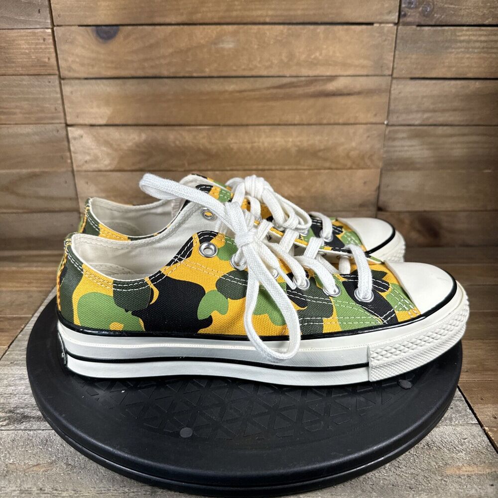 Camouflage Low-Top Sneakers